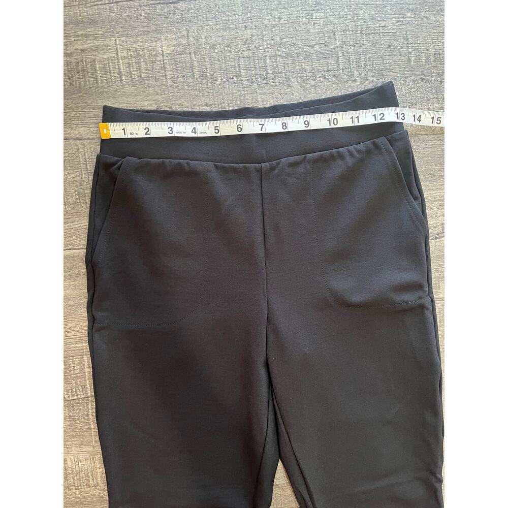 LOGO by Lori Goldstein AnyWEAR Stretch Pants w/ Pockets, Black, Size XXS, 979756 - Picture 5 of 7